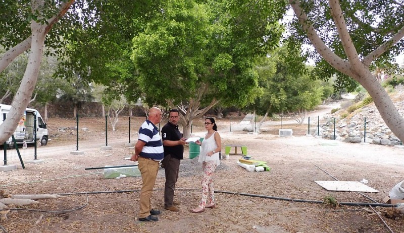 Inauguraci�n del primer parque canino de San Bartolom� de Tirajana 