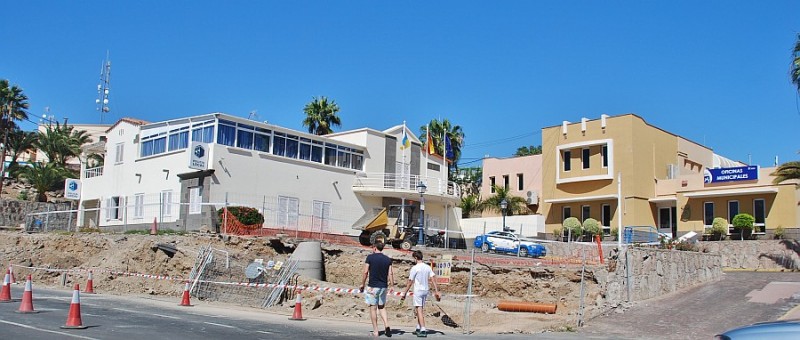 Mog�n traslada las oficinas centrales  de la Polic�a Local  a Arguinegu�n 