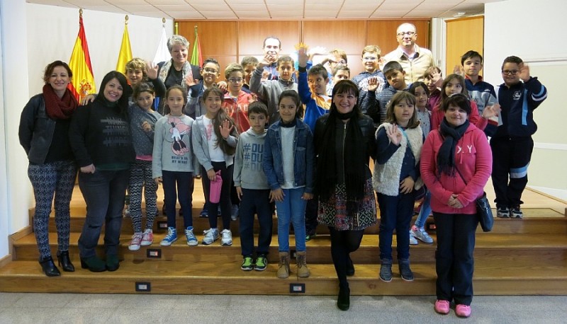Escolares de 4� del CEIP Ansite conocen el funcionamiento del Ayuntamiento 