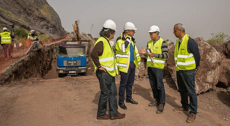 El Cabildo busca alternativas a los dos meses de obras de la carretera de La Aldea