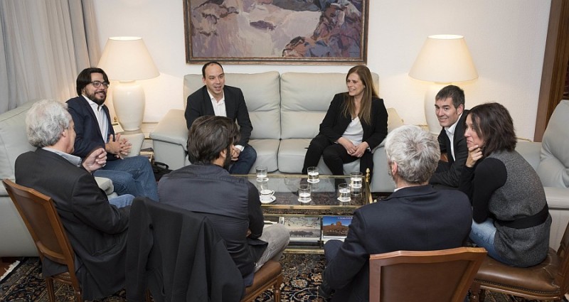 Clavijo re�ne a los canarios galardonados y nominados en los Premios Goya