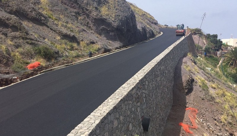 El Cabildo reabre esta noche la carretera de El Risco a La Aldea