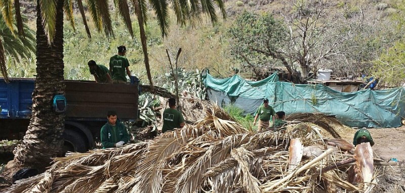 Mog�n impulsa un plan de limpieza en Veneguera