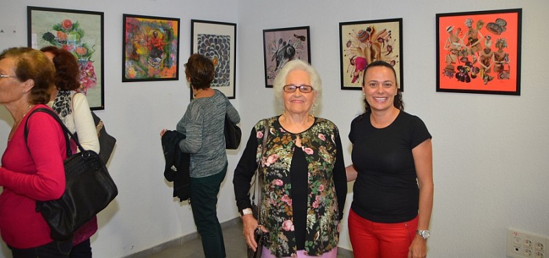 �Lila� Almeida muestra sus collages en el Centro Cultural El Tablero