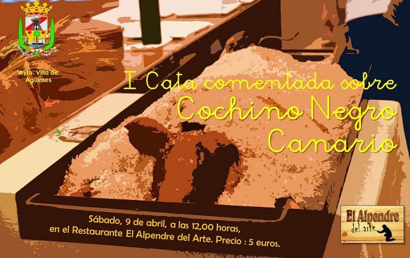 Ag�imes organiza la �I Cata comentada de Cochino Negro Canario�