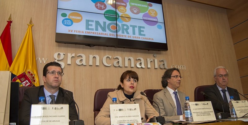 Cabildo y Mancomunidad presentan la feria empresarial Enorte