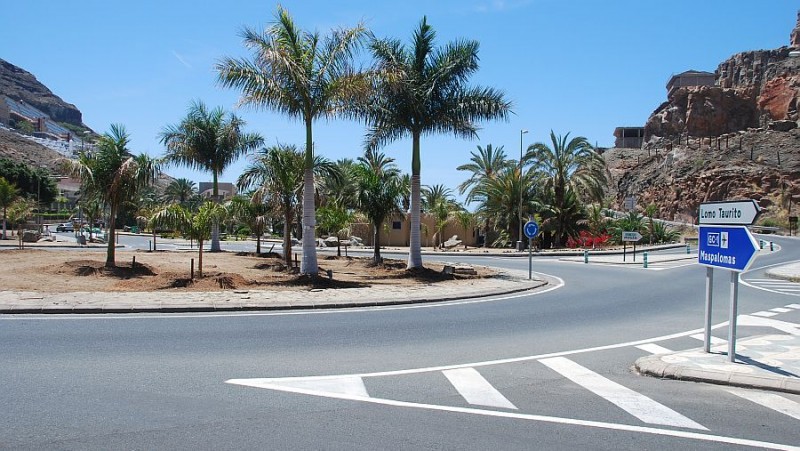 Mog�n cambia el modelo de jardines en las rotondas 