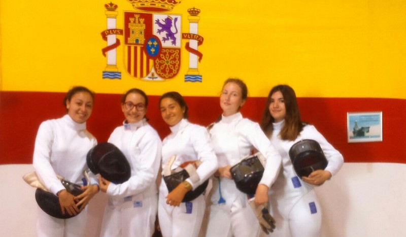 Tres medallas del SBT de esgrima en el Campeonato de Canarias M15 