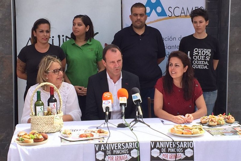 Ag�imes celebran el V aniversario de Pinchos por Arinaga 