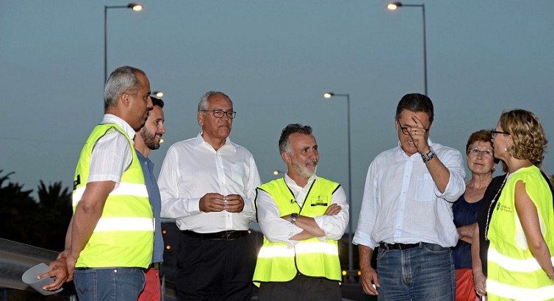 Inaugurado el nuevo alumbrado de El Veril 