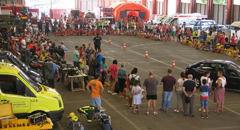 M�s de 600 ni�os de Santa Luc�a participan en el II Encuentro Infantil de Seguridad y Emergencias  
