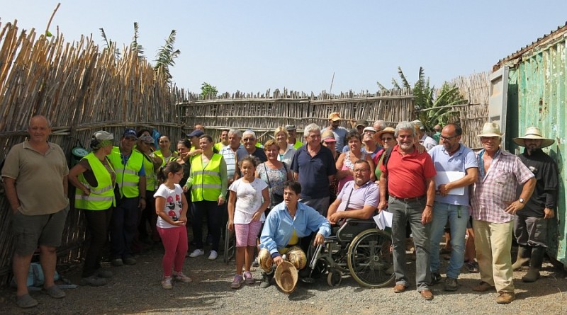 Santa Luc�a emplea una veintena de personas para mejora de los huertos urbanos 