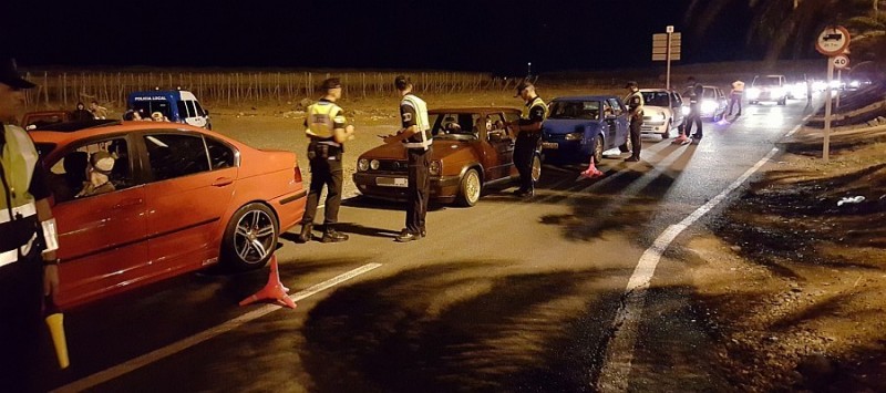 La Polic�a Local de Santa Luc�a controla con un radar m�vil la velocidad en zonas cr�ticas