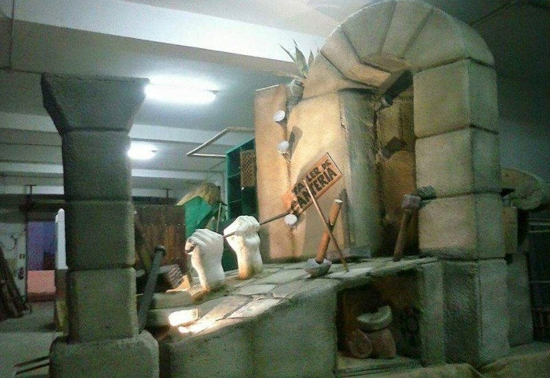 Ag�imes homenajea a los canteros y labrantes de la piedra en la romer�a - ofrenda a la Virgen del Pino 