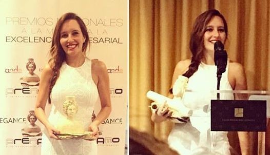 La dise�adora Patricia Santana obtiene el Premio Nacional a la Excelencia Profesional