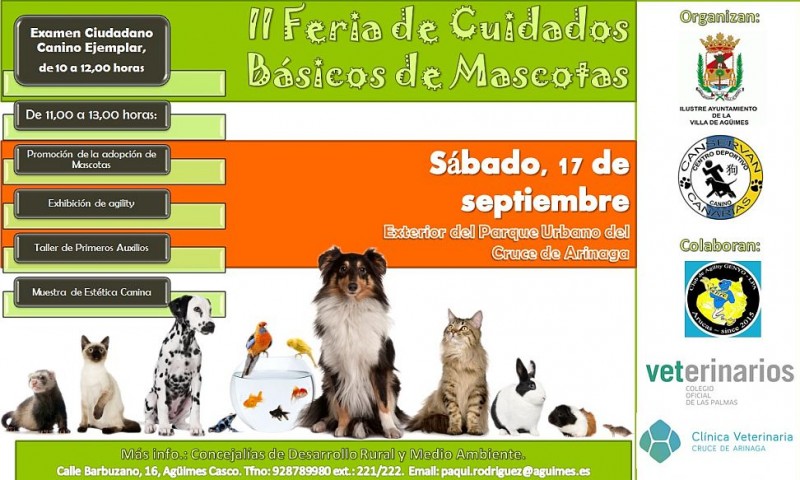 Ag�imes organiza la II Feria de Cuidados B�sicos para Mascotas 