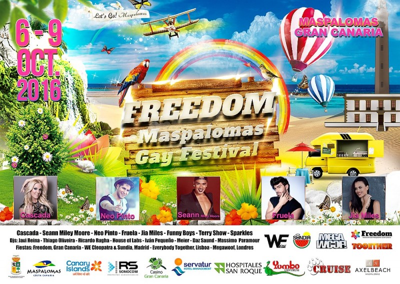 Maspalomas cierra el calendario de festivales de verano con Freedom Gay Festival  