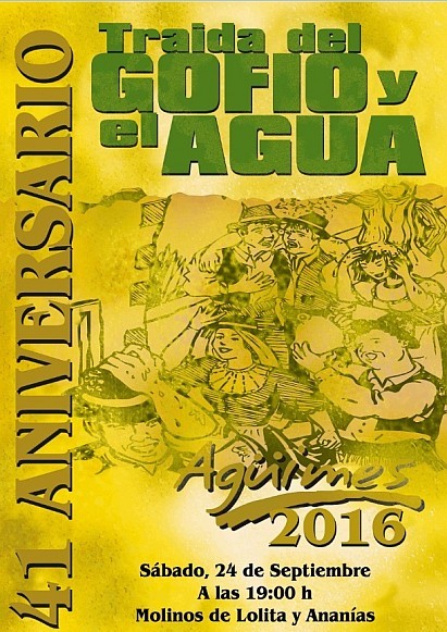 Ag�imes celebra este s�bado la 41 edici�n de la �Tra�a del Gofio y el Agua�