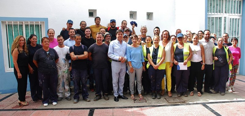 El Cabildo concluye con �xito el Plan de Empleo Social de Mog�n 
