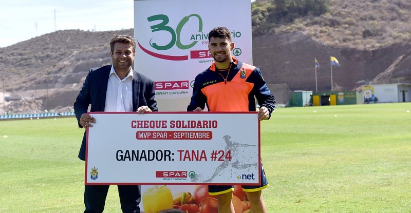 Tana elegido con la distinci�n solidaria SPAR Gran Canaria 