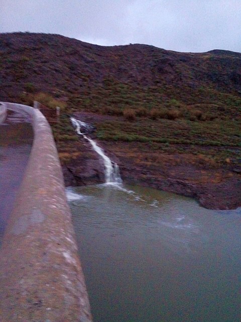 Las presas de Gran Canaria recogen agua de lluvia
