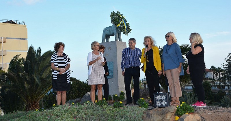 Los suecos de San Agust�n celebran el 5� aniversario de su caballo Dalecarlia