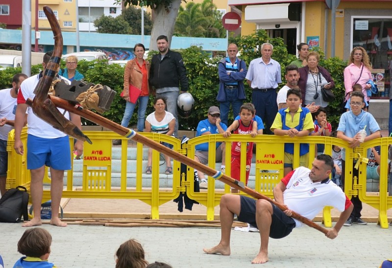 Vecindario acoge una Muestra de Juegos y Deportes Tradicionales