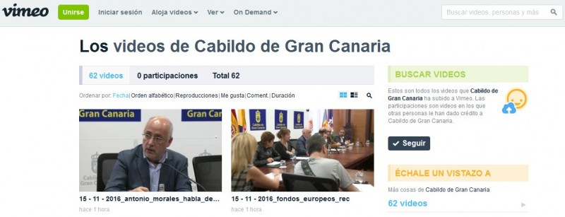 Los actos del Cabildo ahora tambi�n en Vimeo