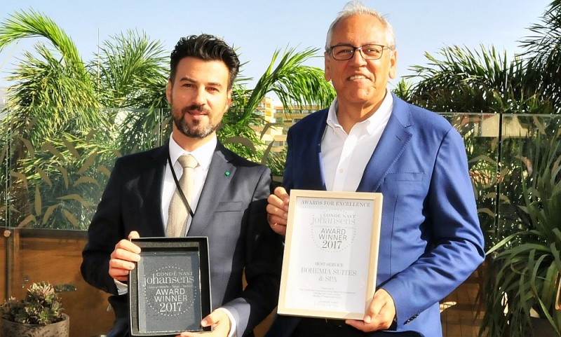 El Hotel Bohemia Suite&Spa recibe el premio europeo Award Winner 2017