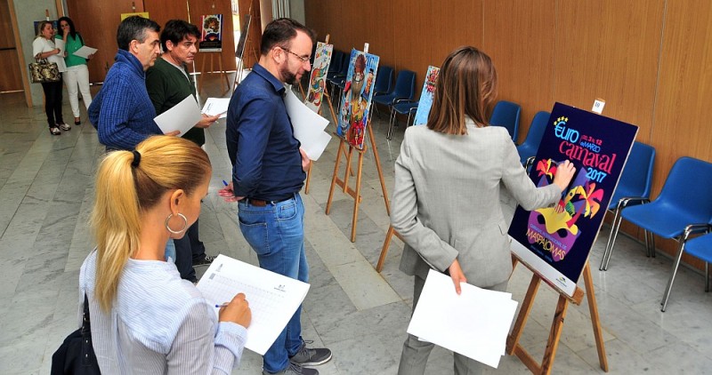 Doce carteles para anunciar el Eurocarnaval de Maspalomas 2017