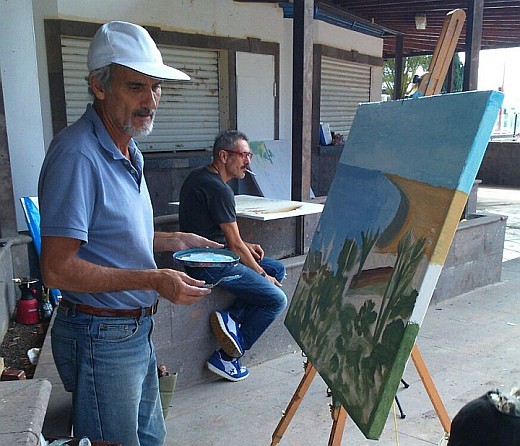 El gaditano Diego Menacho gana el III Certamen de Pintura R�pida