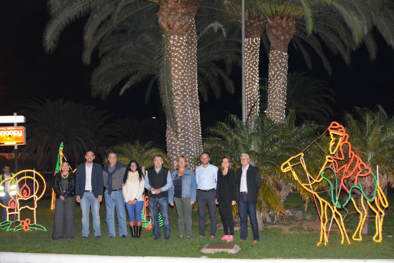 Maspalomas inugura su alumbrado Navide�o