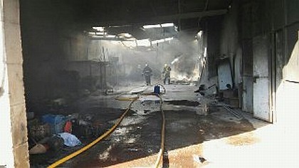 Sofocado un incendio en una nave agr�cola en Casa Pastores