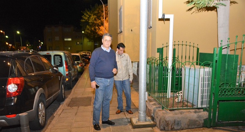 Mejoran el alumbrado del aparcamiento de la Casa de Saturninita y Las Llaves