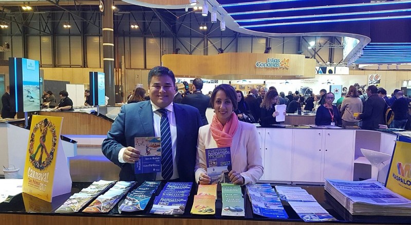 Mog�n promueve en FITUR el nuevo logotipo e imagen tur�stica del municipio