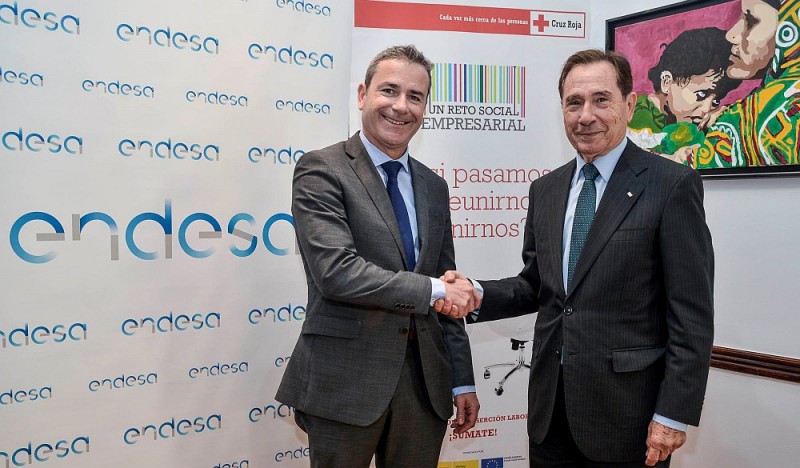 Cruz Roja y Endesa y suscriben un convenio para formar a personas desempleadas