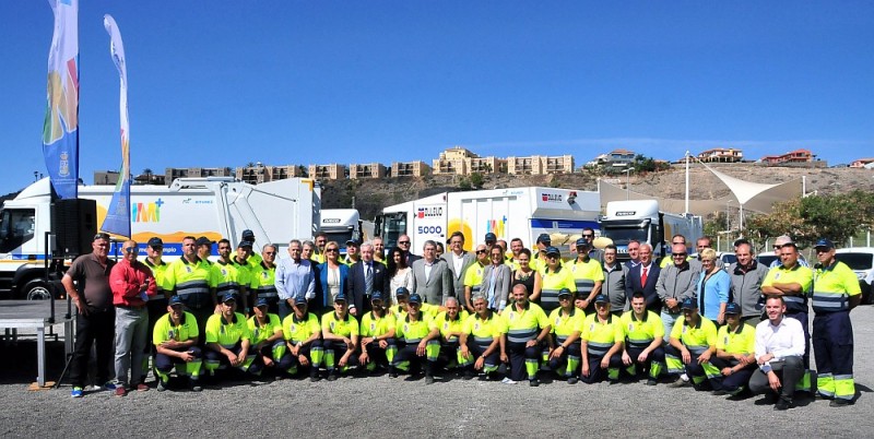 Entra en servicio la nueva contrata de limpieza y recogida de basuras en Maspalomas