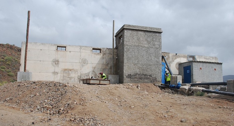 Mog�n rehabilita el dep�sito de agua de Tabaibales 