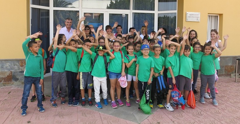 Santa Luc�a ense�a a 50 escolares el funcionamiento del Ayuntamiento 