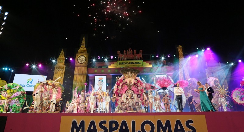 Maspalomas presenta lo mejor de su Eurocarnaval  a cientos de turistas