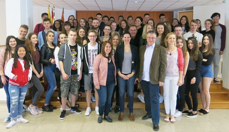 Un grupo de 24 alumnos de Polonia hacen un intercambio con el IES Vecindario 