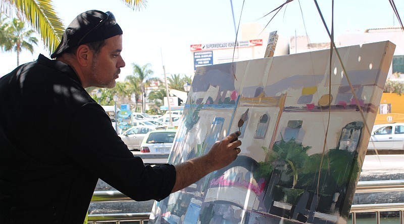 Playa de Mog�n celebrar� la 7� edici�n de su Certamen de Pintura R�pida 