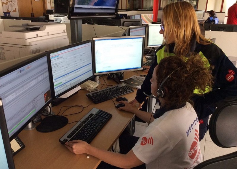 La teleasistencia del SUC clave para la supervivencia de los afectados