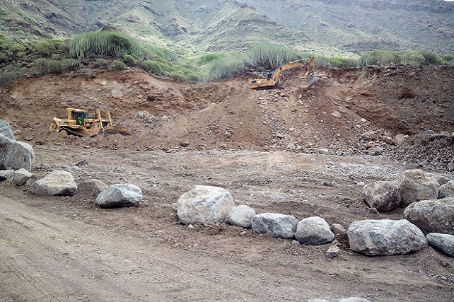 Sancionan a Lopesan por realizar obras en el cauce del barranco de Veneguera