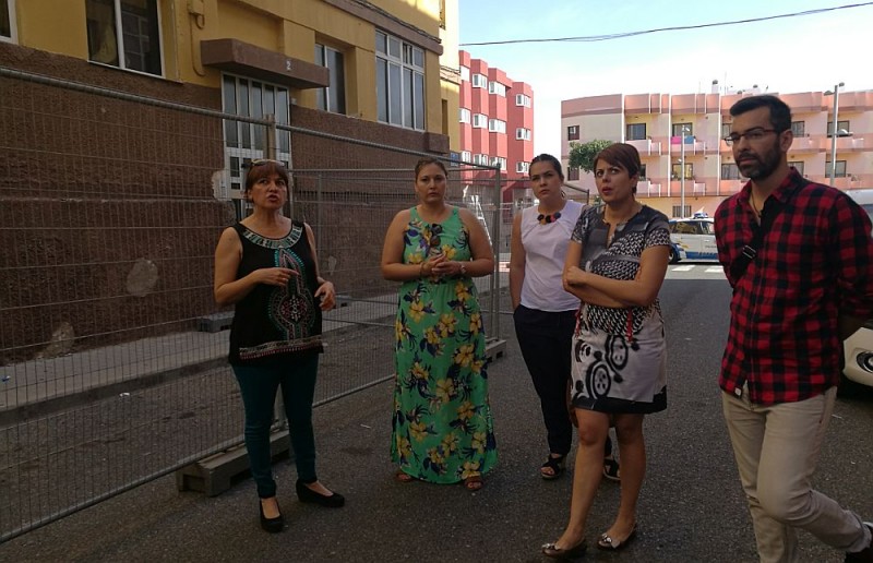 El Cabildo inicia la reforma de 100 casas sociales en Santa Luc�a