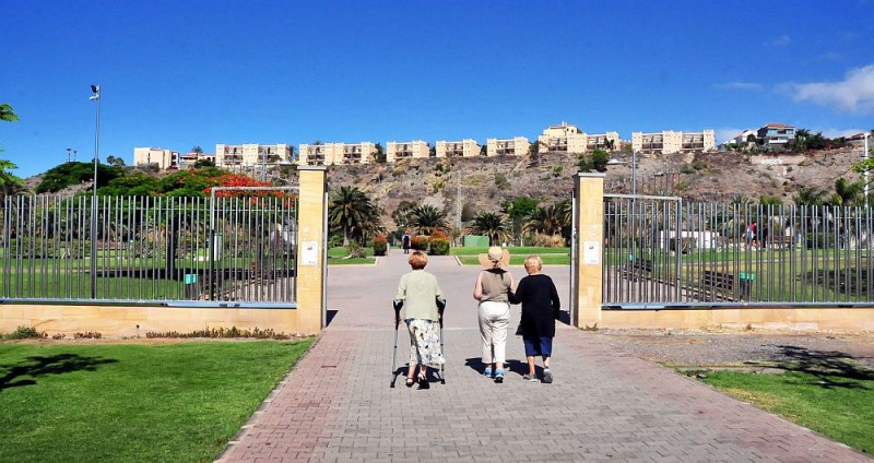 Maspalomas coloca un nuevo vallado al Parque Urbano del Sur