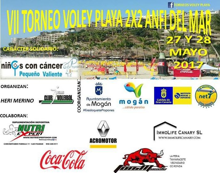 En marcha la s�ptima edici�n del Torneo de V�ley Playa Anfi del Mar 