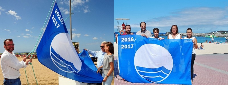 Las banderas azules de las playas son un logro de los ayuntamientos