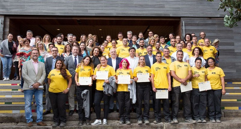 El Plan de Empleo Juvenil de Gran Canaria se despide tras 8 meses de convivencia