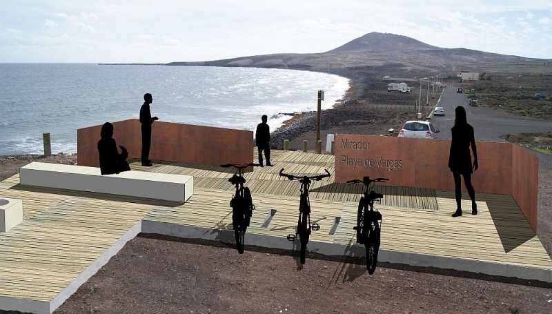 El Cabildo har� un mirador en la Playa de Vargas